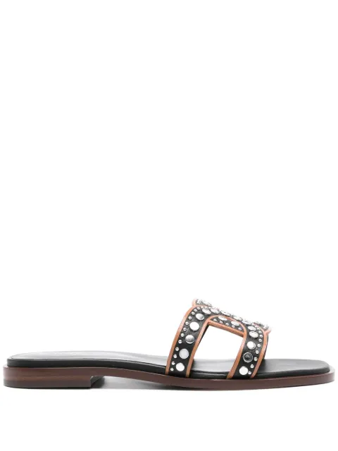 Tod's Kate flat sandals Black XXW70K0HZ50MID