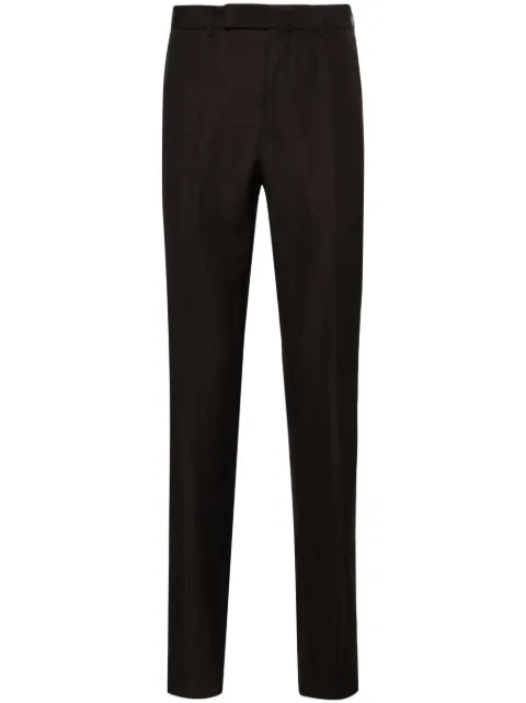Zegna mid-rise straight-leg trousers Brown 75TB12