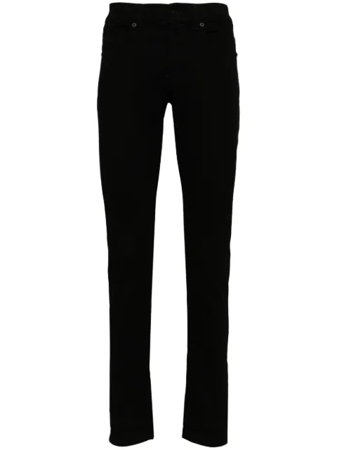 DONDUP George mid-rise tapered jeans Black UP232DS0338UA27