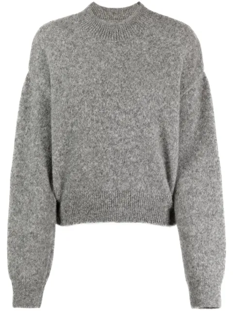 Jacquemus logo knitted sweater Grey SWW00353AK00151