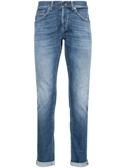 DONDUP George mid-rise tapered jeans Blue UP232DSE297UGW1
