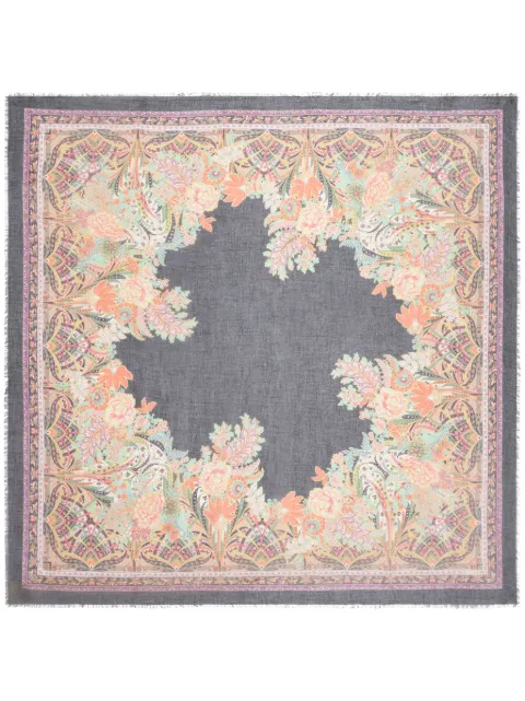 ETRO paisley-print square scarf Pink WAYA0001AV254