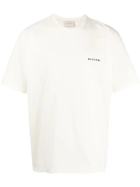 Buscemi logo-print cotton T-shirt White BMW23200