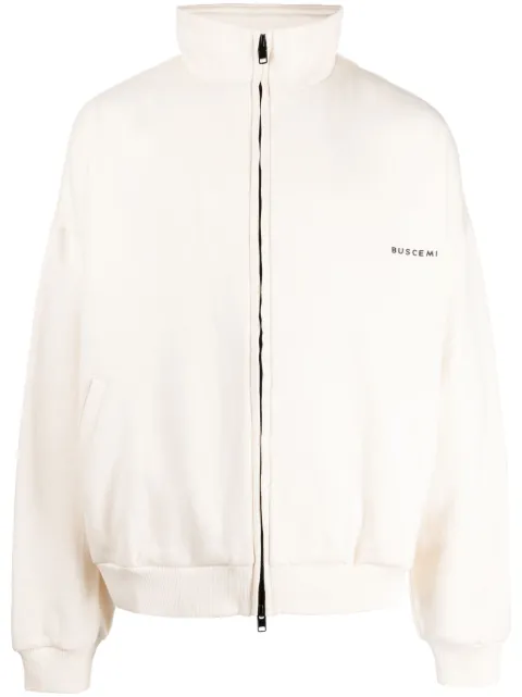 Buscemi cotton fleece bomber jacket Neutrals BMW23203