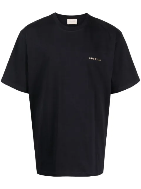 Buscemi logo-print cotton T-shirt Black BMW23200
