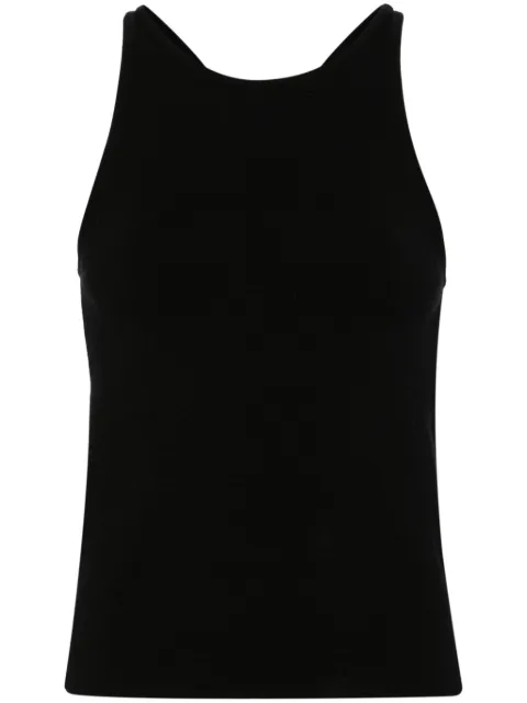 Max Mara sleeveless knitted top Black 2411361071600