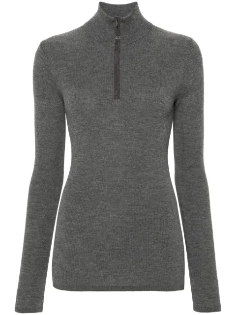 Brunello Cucinelli Monili-detail jumper Grey M14817604C079