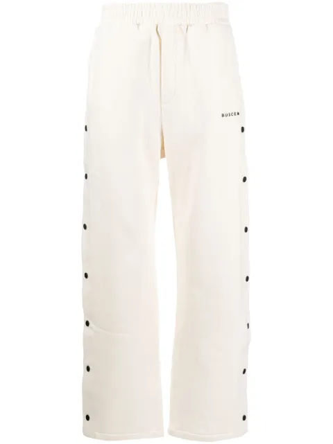Buscemi button-embellished track pants White BMW23302