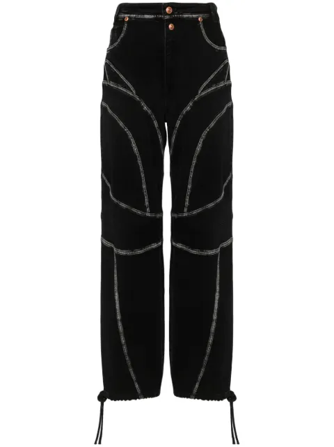 Versace Jeans Couture Piece Number straight-leg jeans Black 76HAB520DW060D24