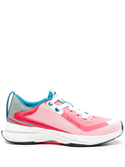 Lanvin L-i panelled mesh sneakers Pink FMSKAK01SUSHP24