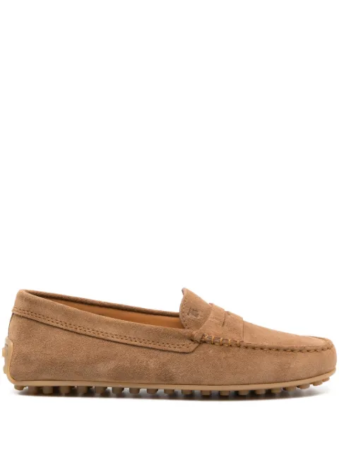 Tod's City Gommino suede loafers Brown XXW10L00010RE0
