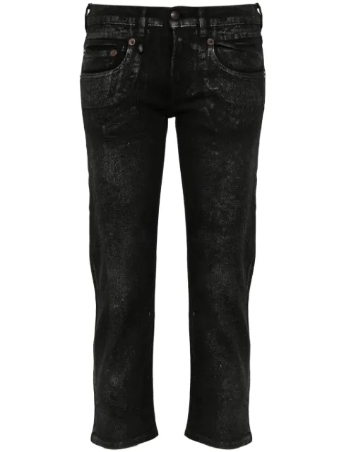 R13 cropped low-rise jeans Black R13W0091D181A