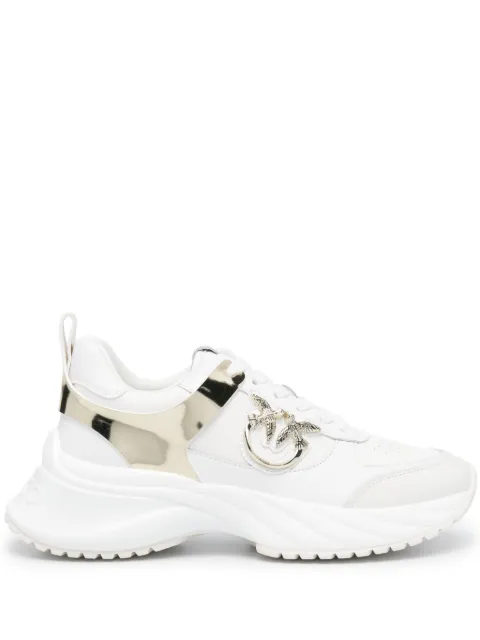PINKO Ariel Love Birds-embellished sneakers White SS0027P025