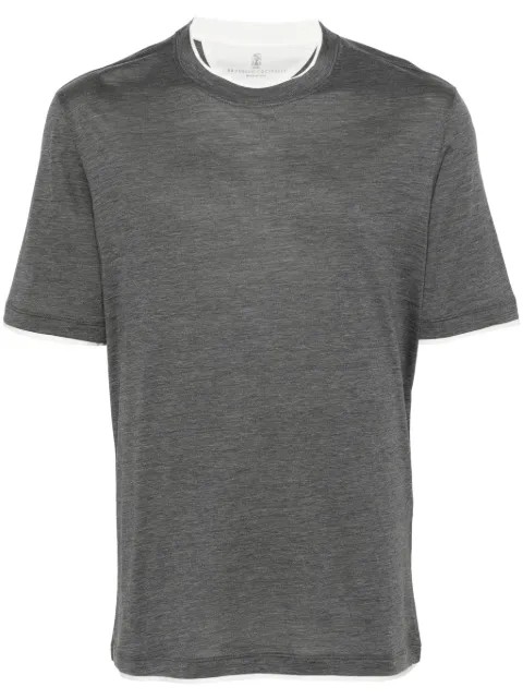 Brunello Cucinelli jersey T-shirt Grey MD8217427CWD40