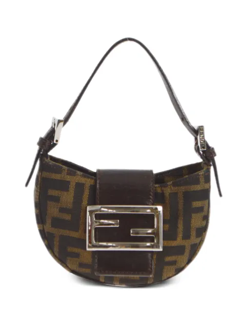 Fendi Pre-Owned 1990-2000s Zucca-pattern handbag Brown 23052667300