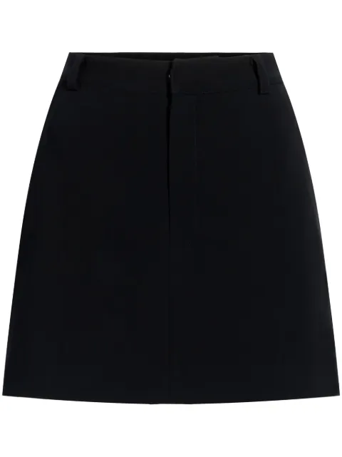 Cinq A Sept Marie pressed-crease crepe skorts Black ZS3951319Z