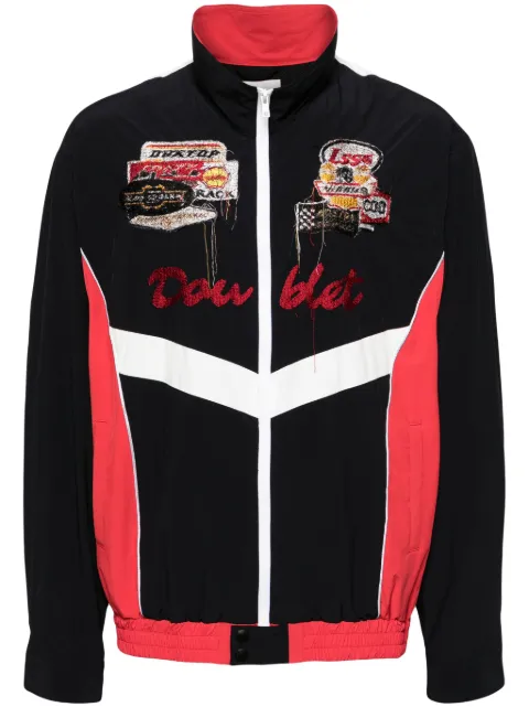 Doublet panelled track jacket Black 24SS06BL183