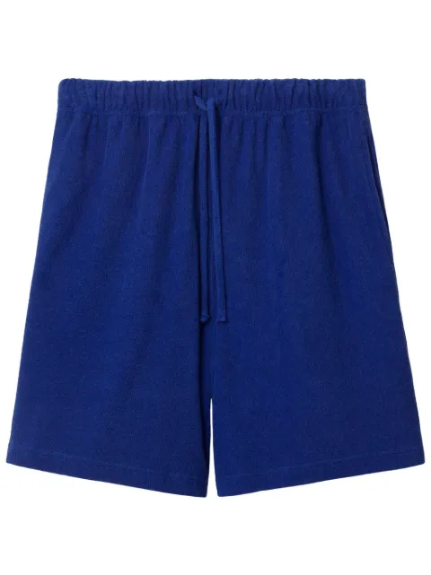 Burberry EKD-print towelled shorts Blue 8081240