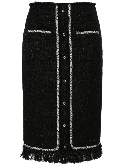 Giuseppe Di Morabito rhinestone-embellished midi skirt Black 02PSSK11102268