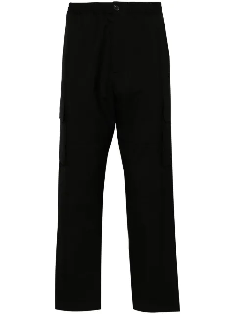 Marni decorative-stitching cargo trousers Black PUMU0207U2TW839