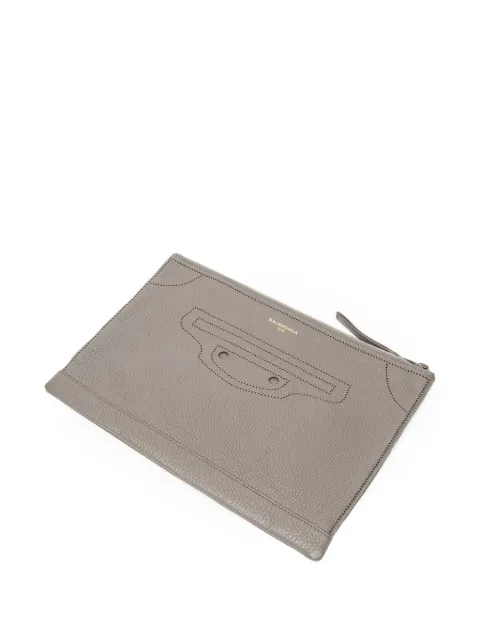 Balenciaga Pre-Owned Blackout clutch bag Grey 45951128010A528147