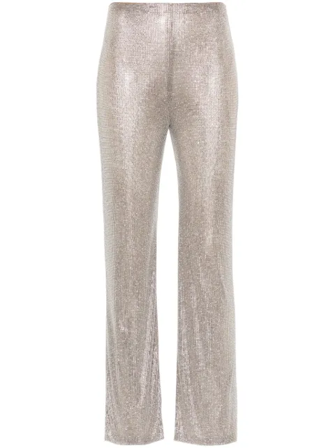 Giuseppe Di Morabito rhinestone-embellished straight trousers Neutrals 02PSPA086FC02212