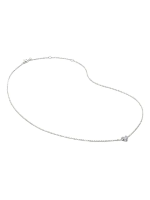 Monica Vinader Heart necklace Silver SSNKHARTDIA