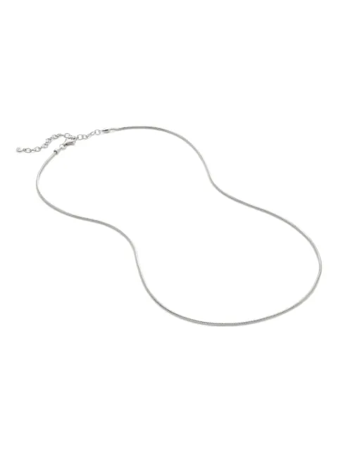 Monica Vinader snake-chain necklace Silver SSCHRD18NON