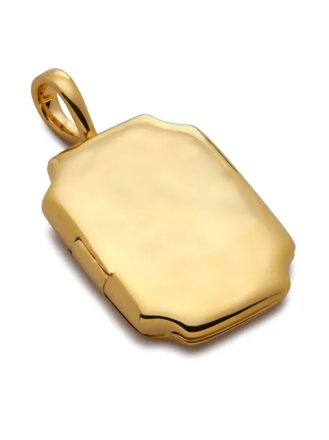 Monica Vinader Signature Locket pendant Gold GPPTSGLKNON