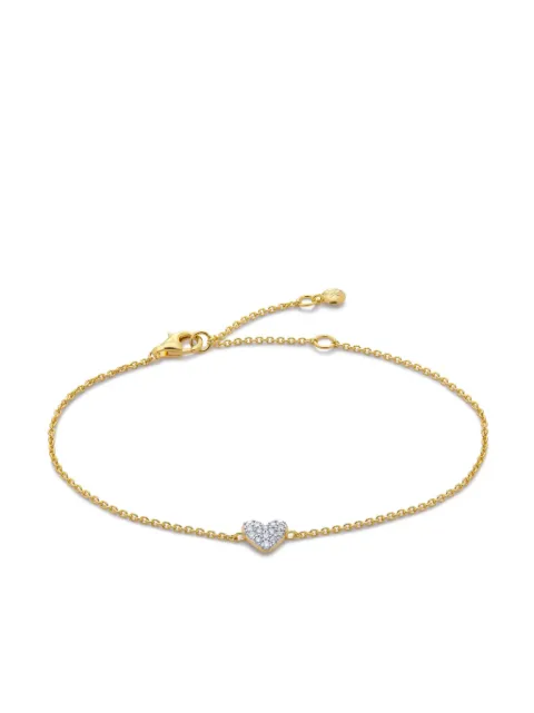 Monica Vinader Heart-charm chain bracelet Gold GPBLHARTDIA