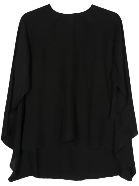 Rodebjer cape-inspired blouse Black 2300545