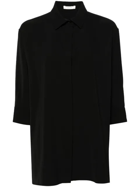 The Row Elada classic-collar shirt Black 5928W1973
