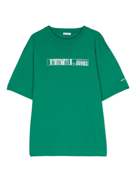 Dolce & Gabbana DGVIB3 DGVIB3 print cotton T-shirt Green L7JTHTG7M6O