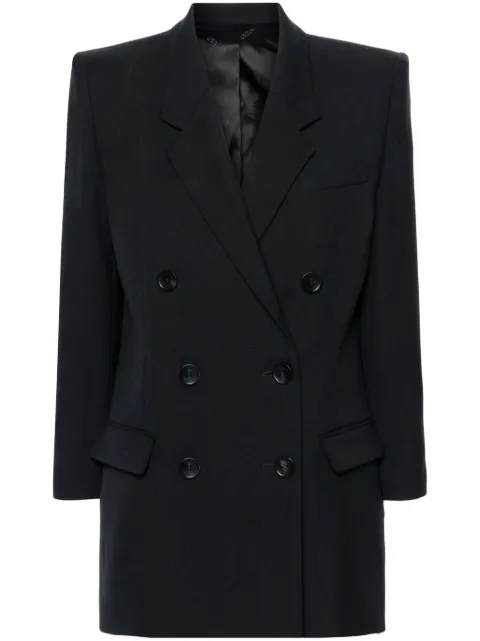 ISABEL MARANT Robine double-breasted cotton blazer Black VE0227FBB1E05I