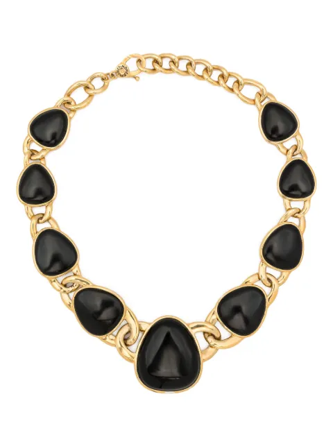 Monet Pre-Owned 1990s stone-chain necklace Gold HOLAMON116B
