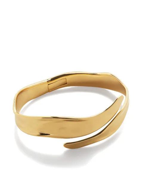 Monica Vinader wrap cuff bracelet Gold GPBLRIBSNON