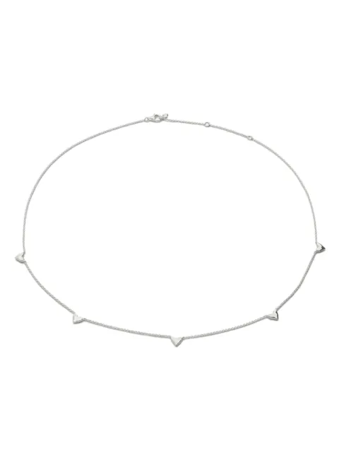 Monica Vinader Heart Station sterling silver necklace Silver SSNKHAR5NON