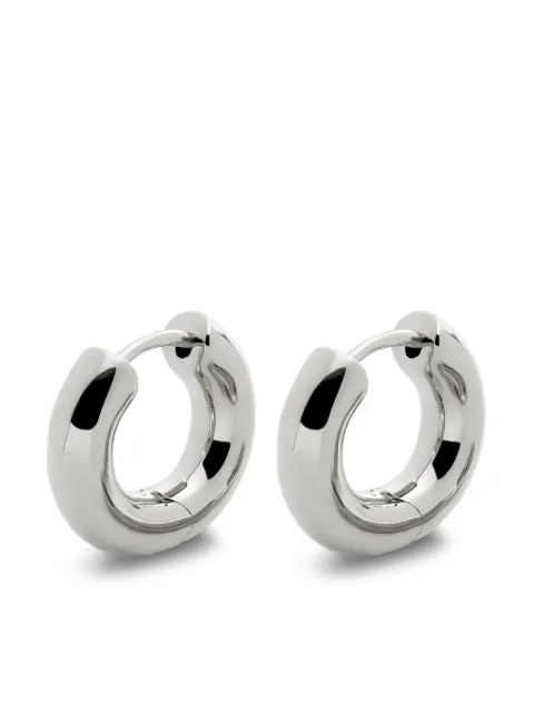 Monica Vinader Essential recycled silver earrings Silver SSEATUBHNON