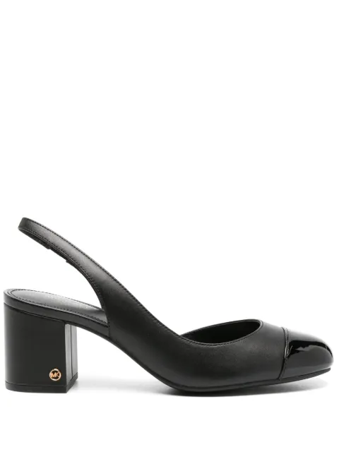 Michael Michael Kors block-heel slingback pumps Black 40R4PLMP1L