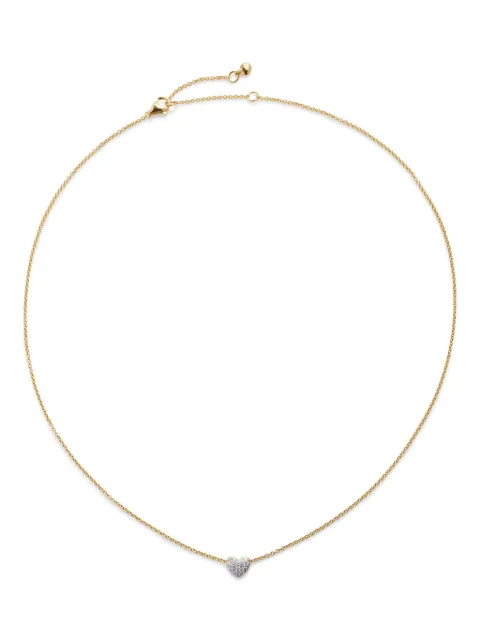 Monica Vinader 18kt yellow gold vermeil Heart diamond necklace Gold GPNKHARTDIA
