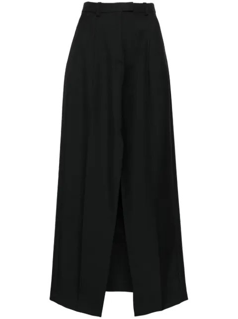 Viktor & Rolf high-waist gabardine long skirt Black EB0362299324