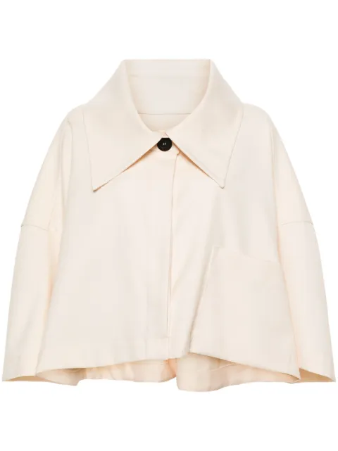 Viktor & Rolf Extreme gabardine shirt jacket Neutrals EO0102436324