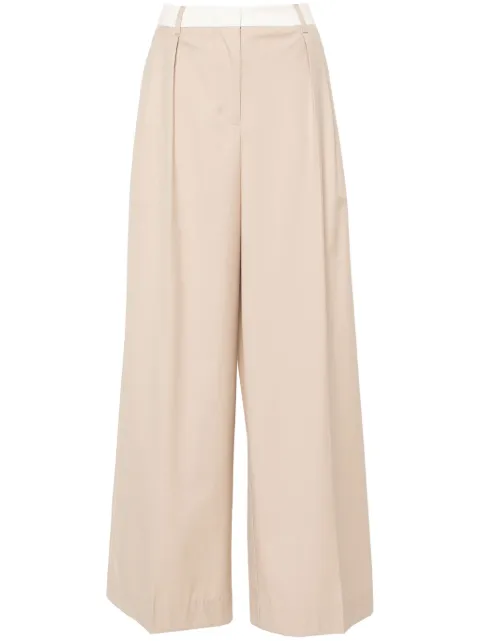 REMAIN wide-leg trousers Neutrals 501324