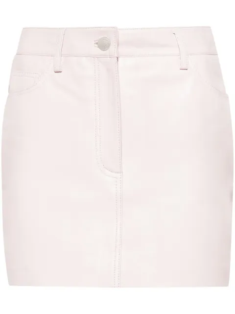 REMAIN leather mini skirt Pink 501356191