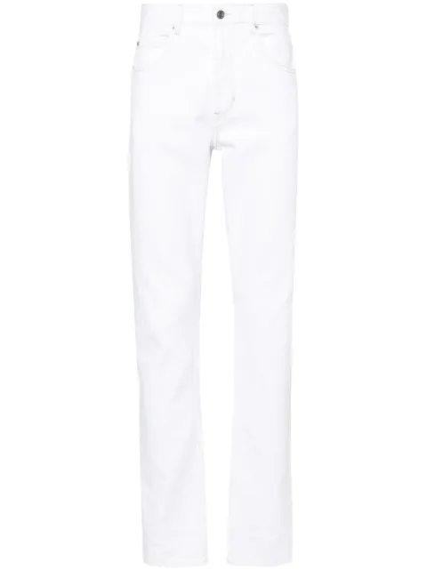 MARANT Jack mid-rise straight-leg jeans White PA0070HAB1G02H