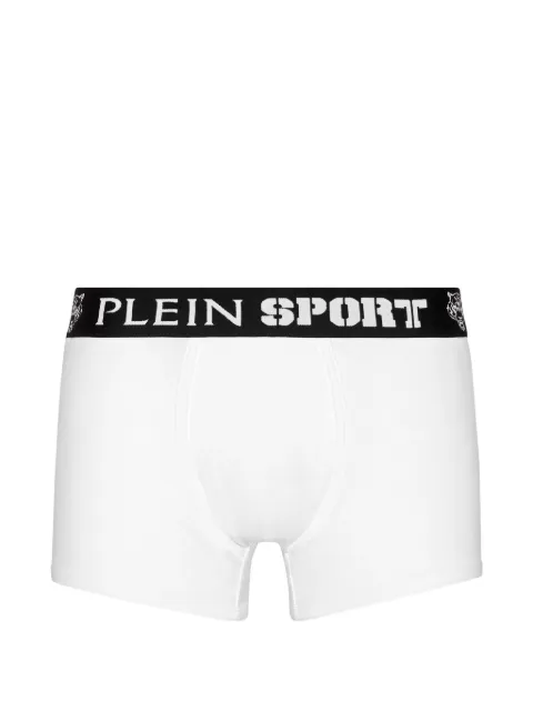 Plein Sport logo-waistband boxers White PADCMUY0436STE003N