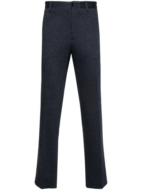 ETRO straight-leg cotton trousers Blue MREA000599JM502