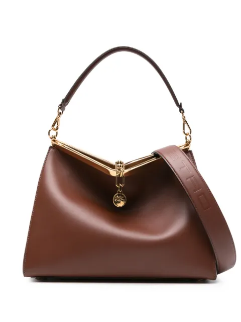 ETRO large leather Vela bag Brown WP1B0003AU022