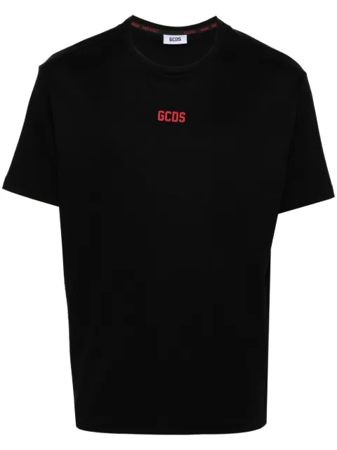 GCDS logo-print T-shirt Black A1OM2313JA4