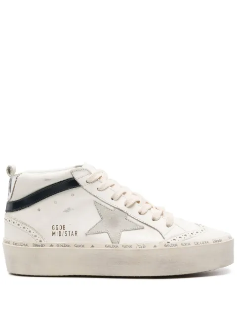 Golden Goose Mid Star high-top sneakers Neutrals GWF00699F005653